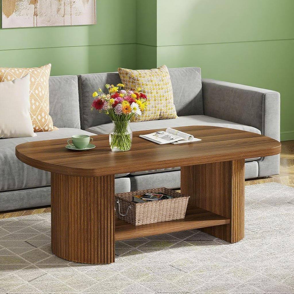 Alt View 1. SlickBlue - Rattan Table?Coffee Table - Multi.