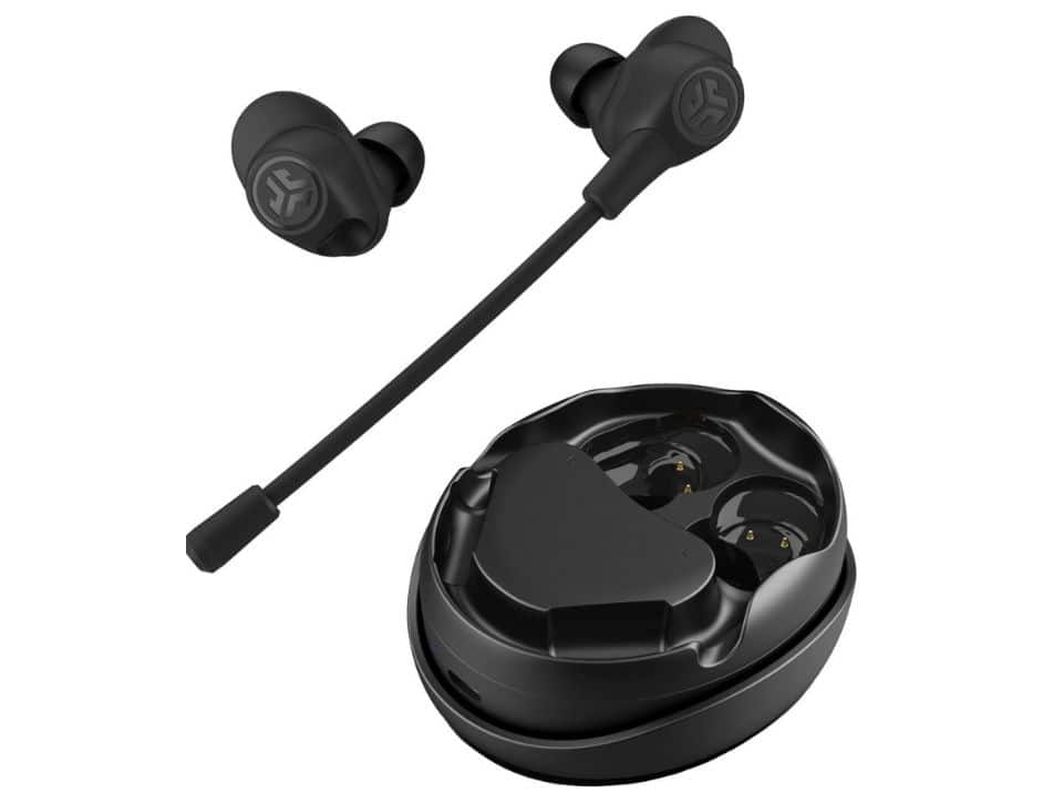 JLab - Work Buds True Wireless Earbuds With Boom Mic | Color: - Black