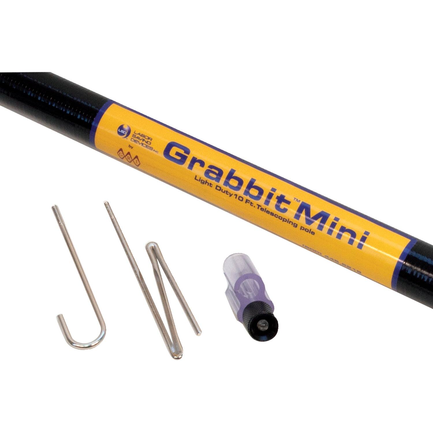 LBO LABOR SAVING DEVICES - 3 Grabbit Light Duty 10 Ft. Telescoping TM Mini pole