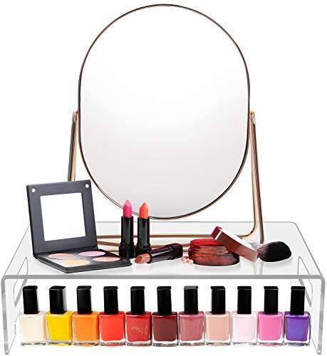 Alt View 4. Sorbus - Sorbus Acrylic Monitor Stand, Clear Laptop Riser with Carry Handles, Use as Desktop Monitor Stand, Computer - Clear.