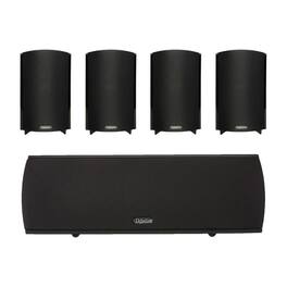 Definitive Technology - ProCinema 800 5.0 Package - 4 ProMonitor 800 Satellites + ProCenter 1000 Center Channel - Black