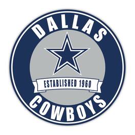 Fan Creations - Dallas Cowboys 24" Circle with Banner - Multicolor
