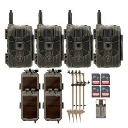 Stealth Cam - 40MP Deceptor Max Cellular Trail Camera 4 Pack Bundle