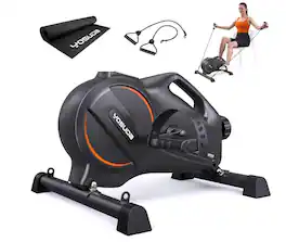 YOSUDA - Under Desk Bike Pedal Exerciser - Magnetic Mini Exercise Bike, Desk Pedal Bike for Home/Office Workout - Black