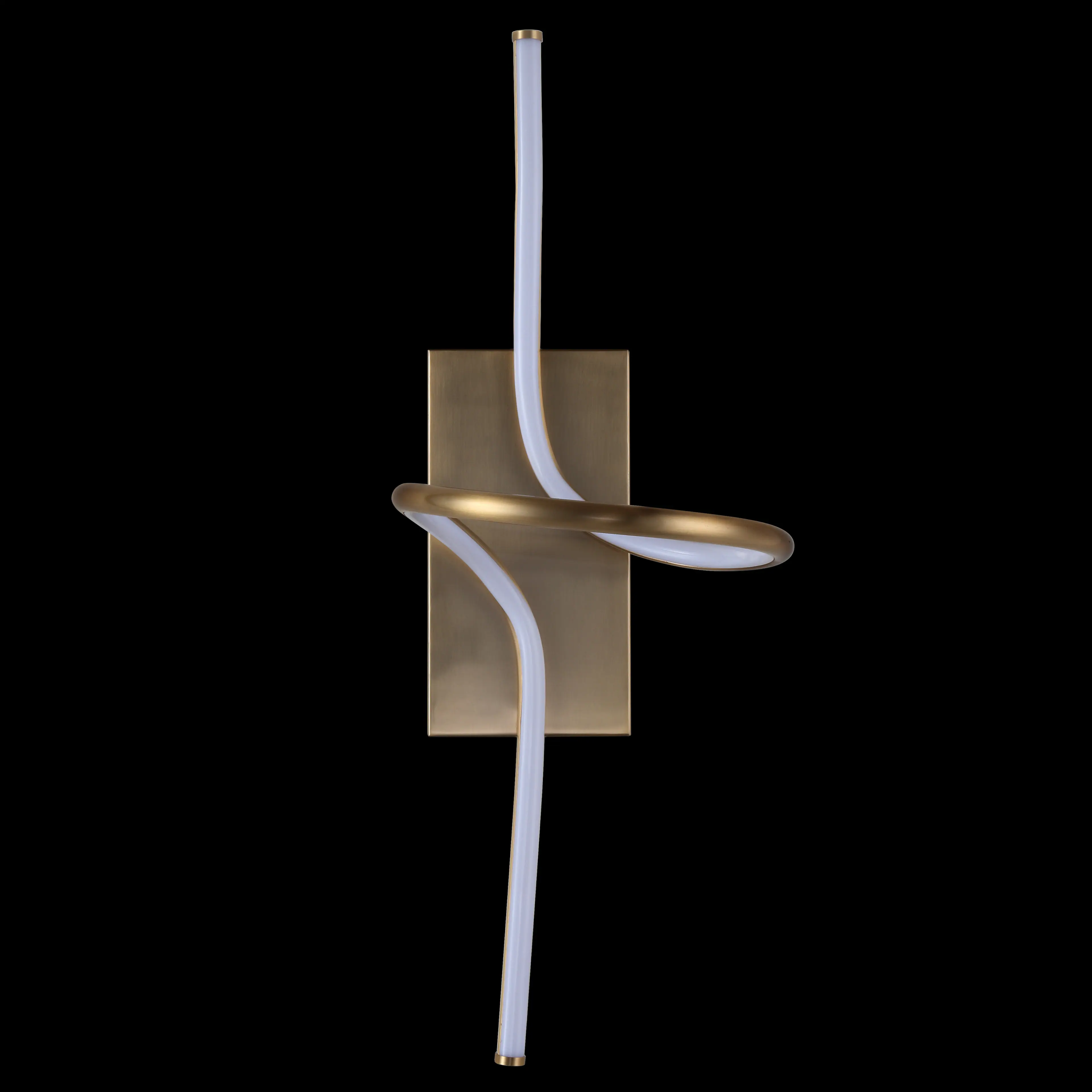 Alt View 7. Jonathan Y - Sketch 9" Minimalist Metal Integrated LED Vanity Light Sconce, Gold - Gold.