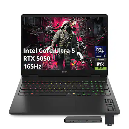 Intel Core Ultra 5
RTX 5050
165Hz
Intel Core Ultra 5
NVIDIA GeForce RTX 5050