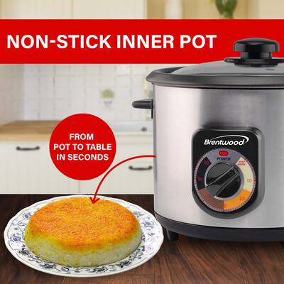 Brentwood 5 Cup Uncooked/10 Cup Cooked Crunchy Persian Rice