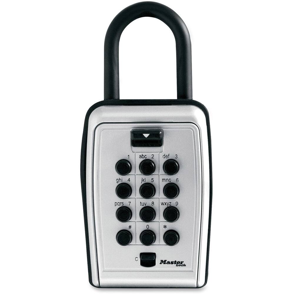 Master Lock Portable Key Safe Push Button Lock Weather Resistant for ...