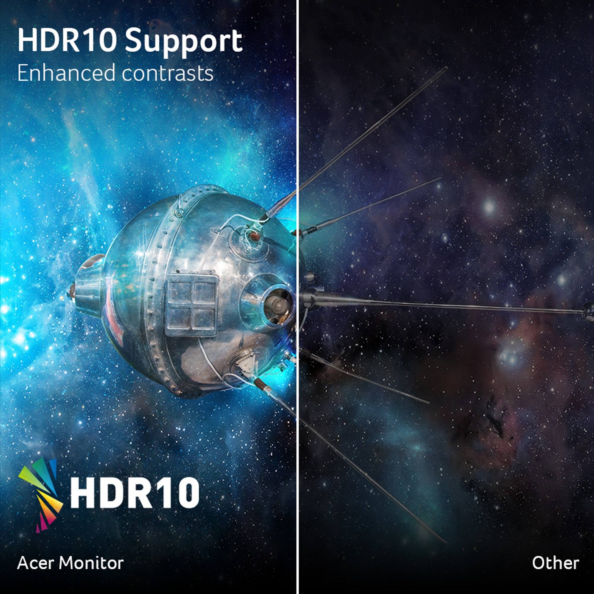 HDR10 Support, Enhanced contrasts, Acer Monitor, Other