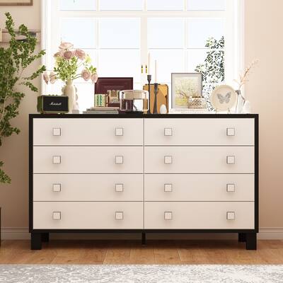 FUFU & GAGA Modern Minimalist 8 Drawer Dresser Black and Storage Tower with Large Drawers for Bedroom Clothes Organizer White BBZJ-KF210316-01 - Best Buy FUFU & GAGA Modern Minimalist 8 Drawer Dresser Black and Storage Tower with Large Drawers for Bedroom Clothes Organizer White BBZJ-KF210316-01 - Best Buy