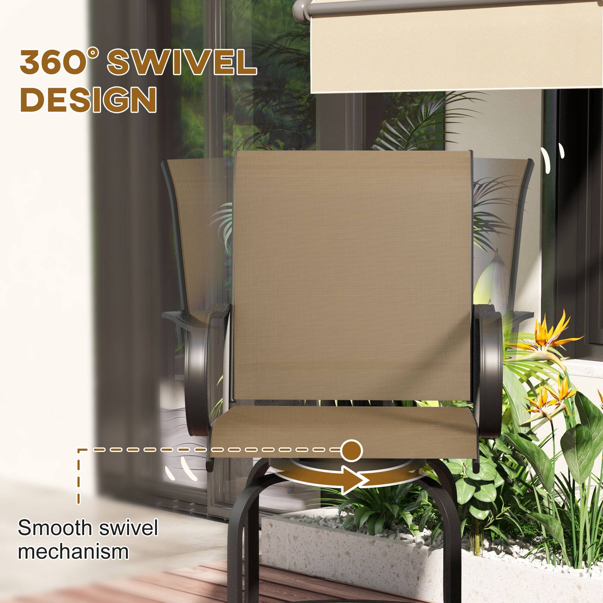 360° SWIVEL DESIGN
Smooth swivel mechanism