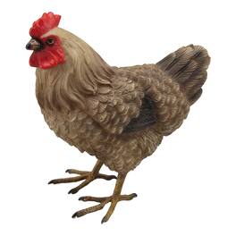 FC Design - 4.75"H Hen Figurine Statue Office Desk Tabletop Home Decor Gift - Multi-Color