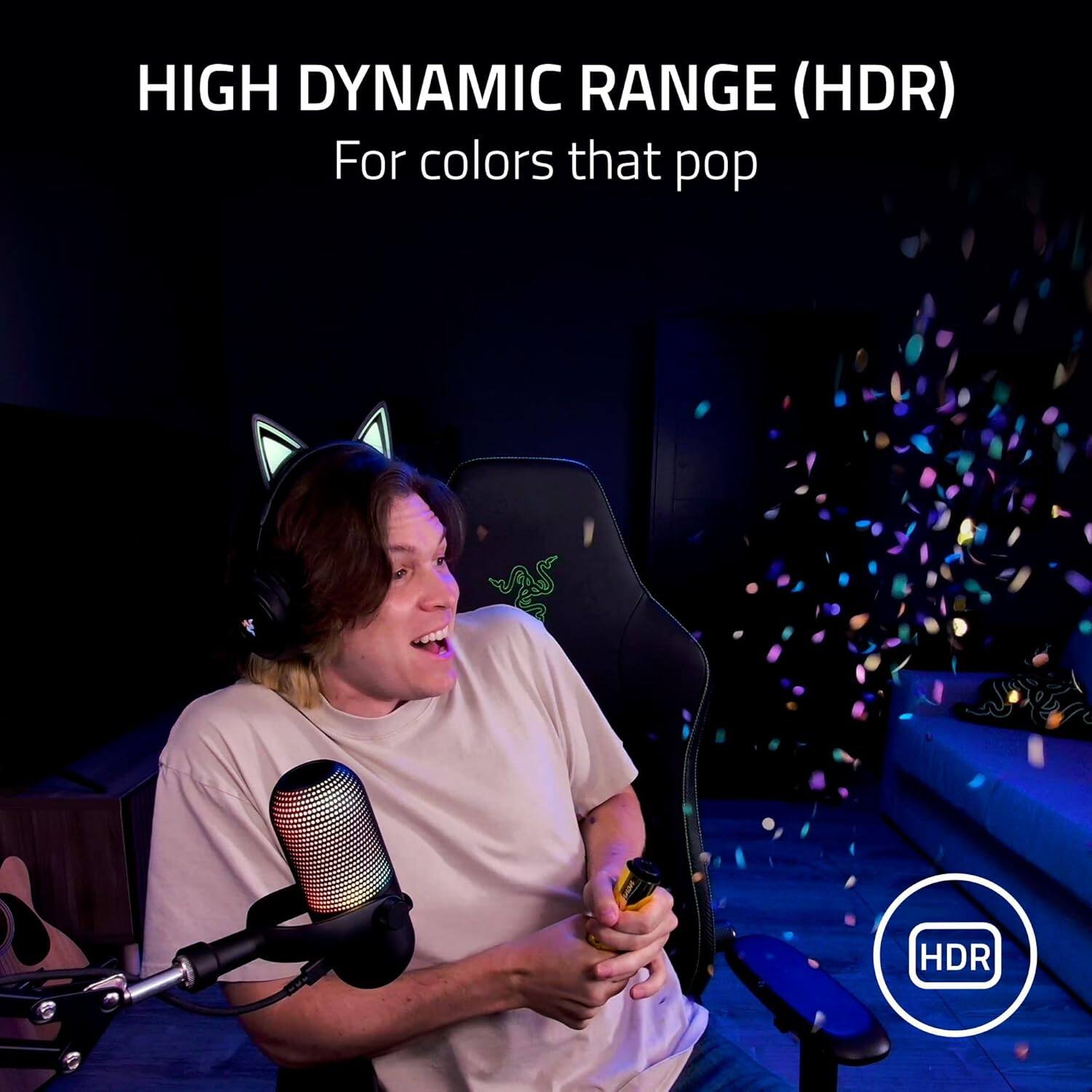 HIGH DYNAMIC RANGE (HDR)  
For colors that pop