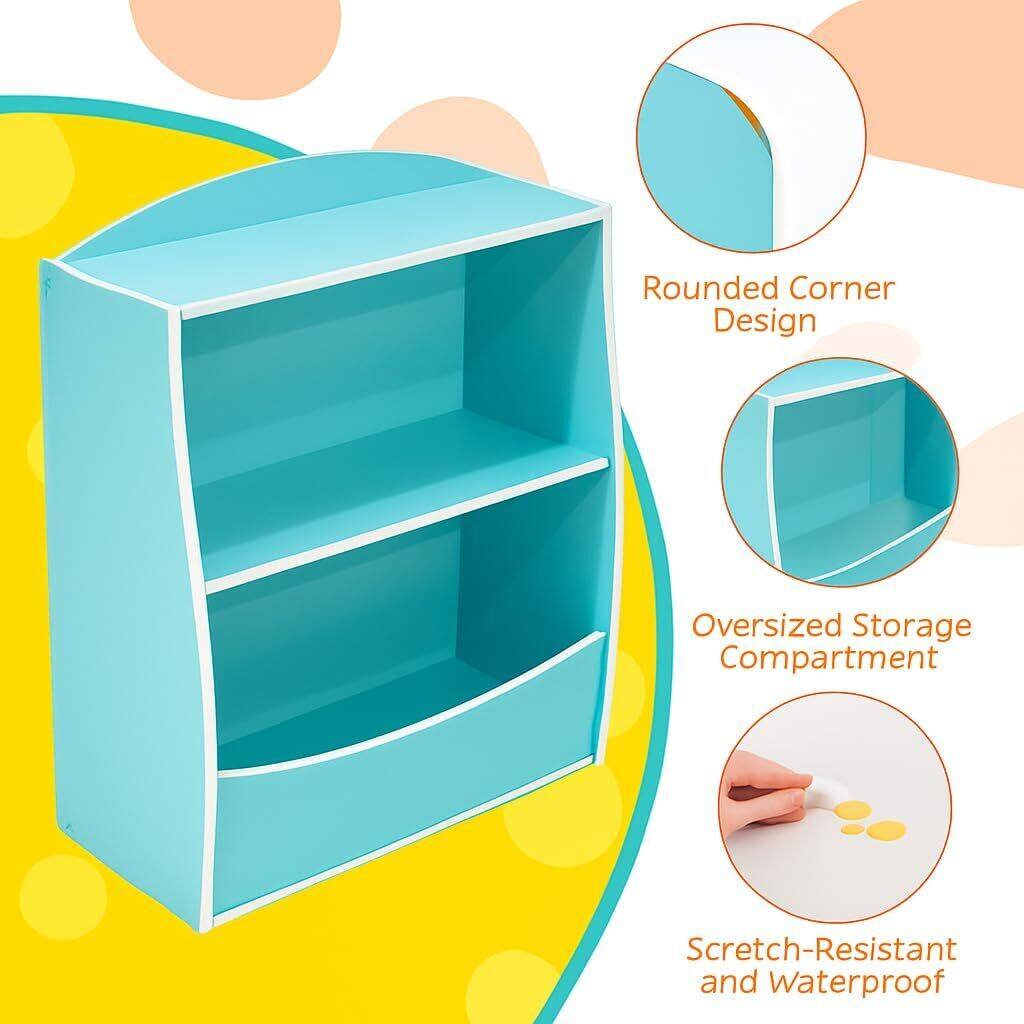 Rounded Corner Design  
Oversized Storage Compartment  
Scratch-Resistant and Waterproof
