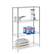 Left. Honey-Can-Do - 4-Tier Heavy-Duty Adjustable Shelving Unit - Chrome.