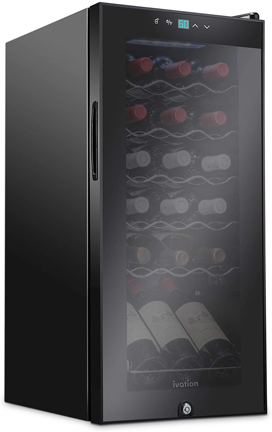 Alt View 11. Ivation - Ivation - 18-Bottle Compressor Freestanding Wine and Beverage Cooler.