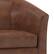 Alt View 15. Simpli Home - Austin 30 inch Wide Tub Chair - Distressed Saddle Brown.