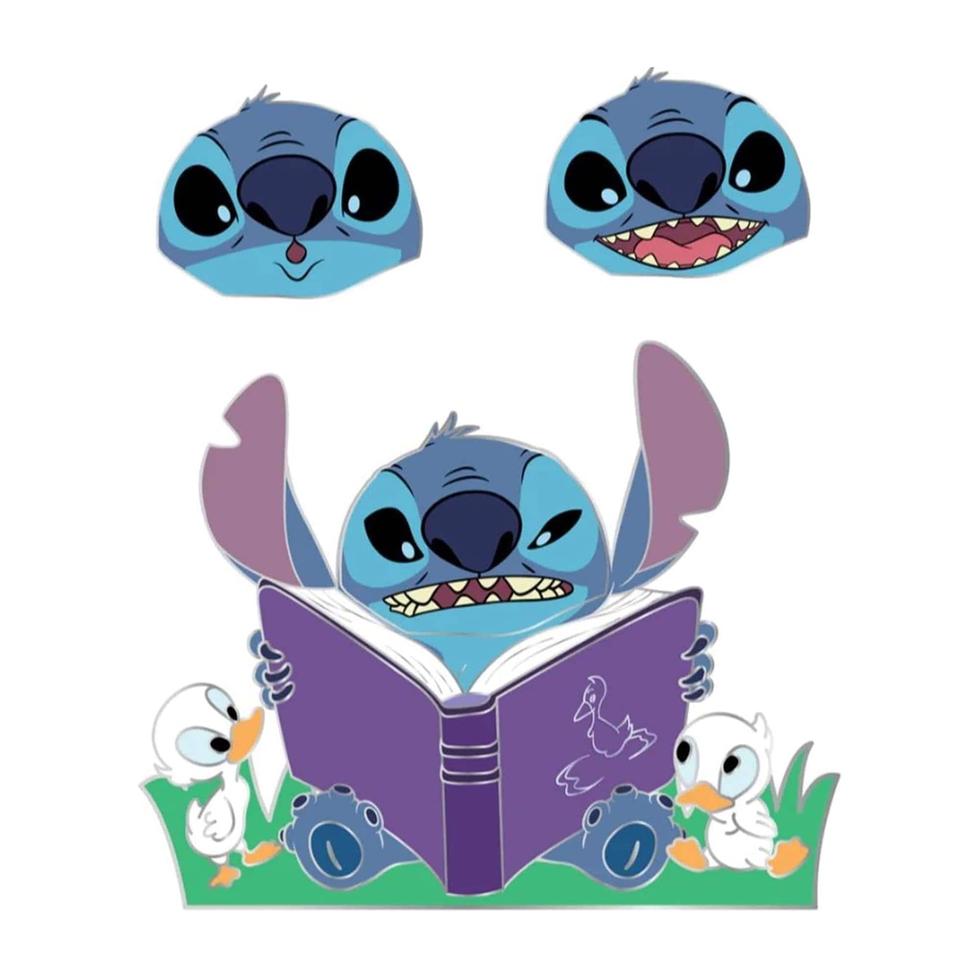 Disney - Lilo & Stitch Mixed Emotions 3-Piece Enamel Pin Set - Blue