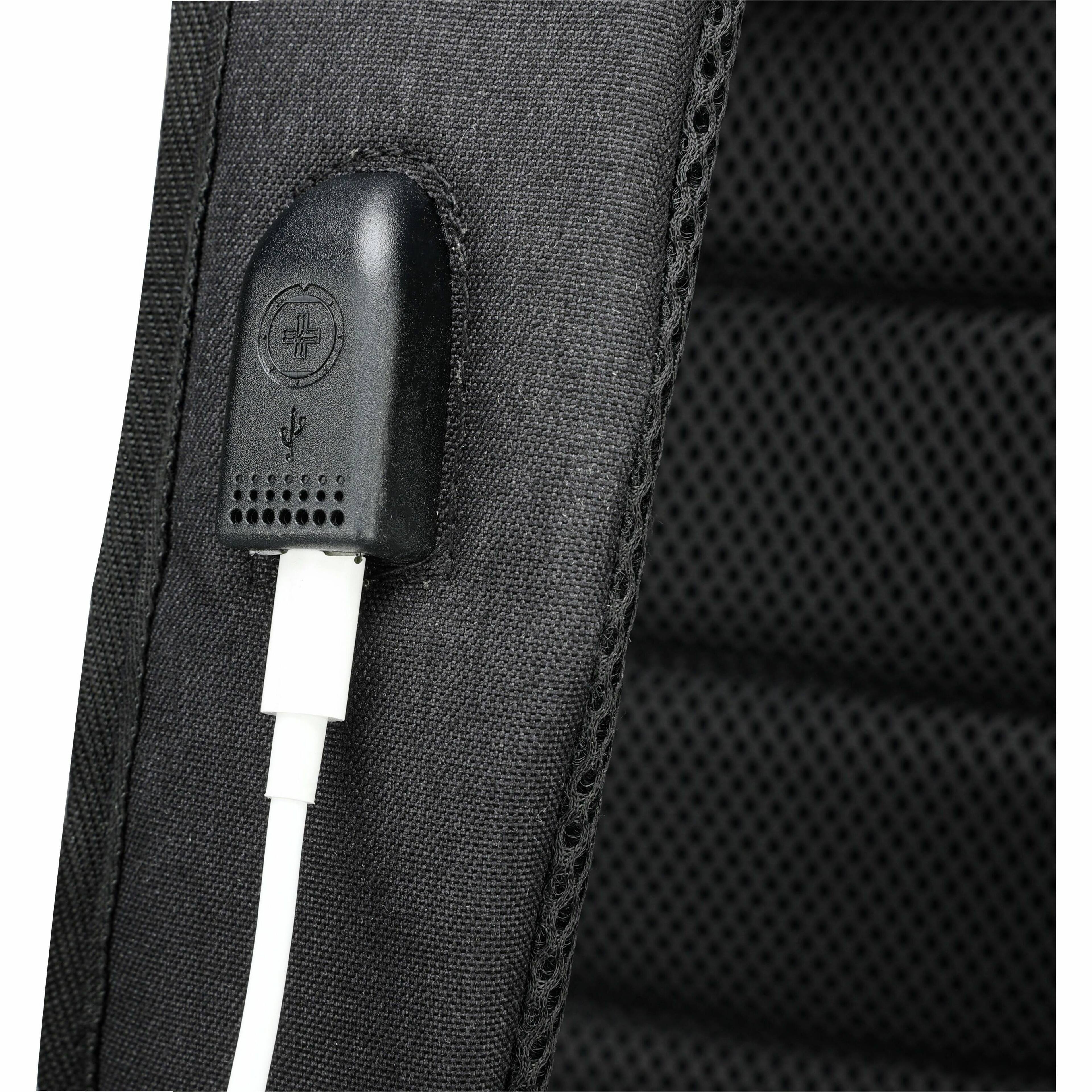 Alt View 24. Swissdigital Design - BERG PRO TSA-Friendly Backpack With USB Charging Port  RFID Protection and Fits Up to 17″ Laptop - Dark Green.