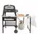 Alt View 14. Cuisinart - Prep 'n Cook Outdoor Table & Grill Stand - Black.