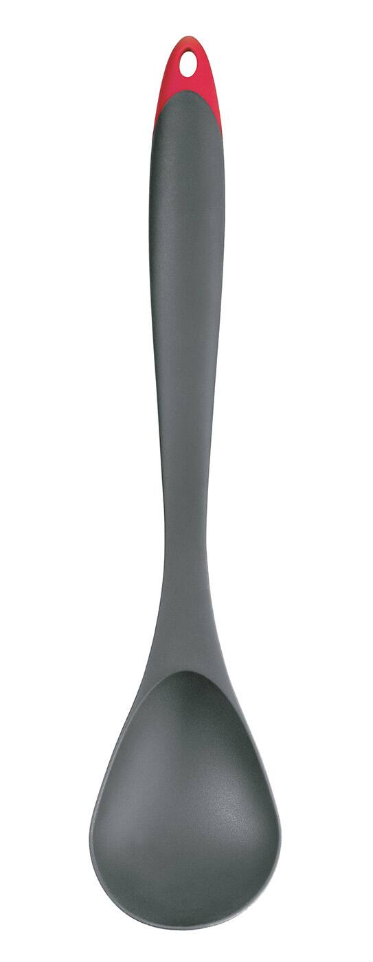 Front. Cuisipro - 11.75-Inch Fiberglass Basting Spoon - Black.