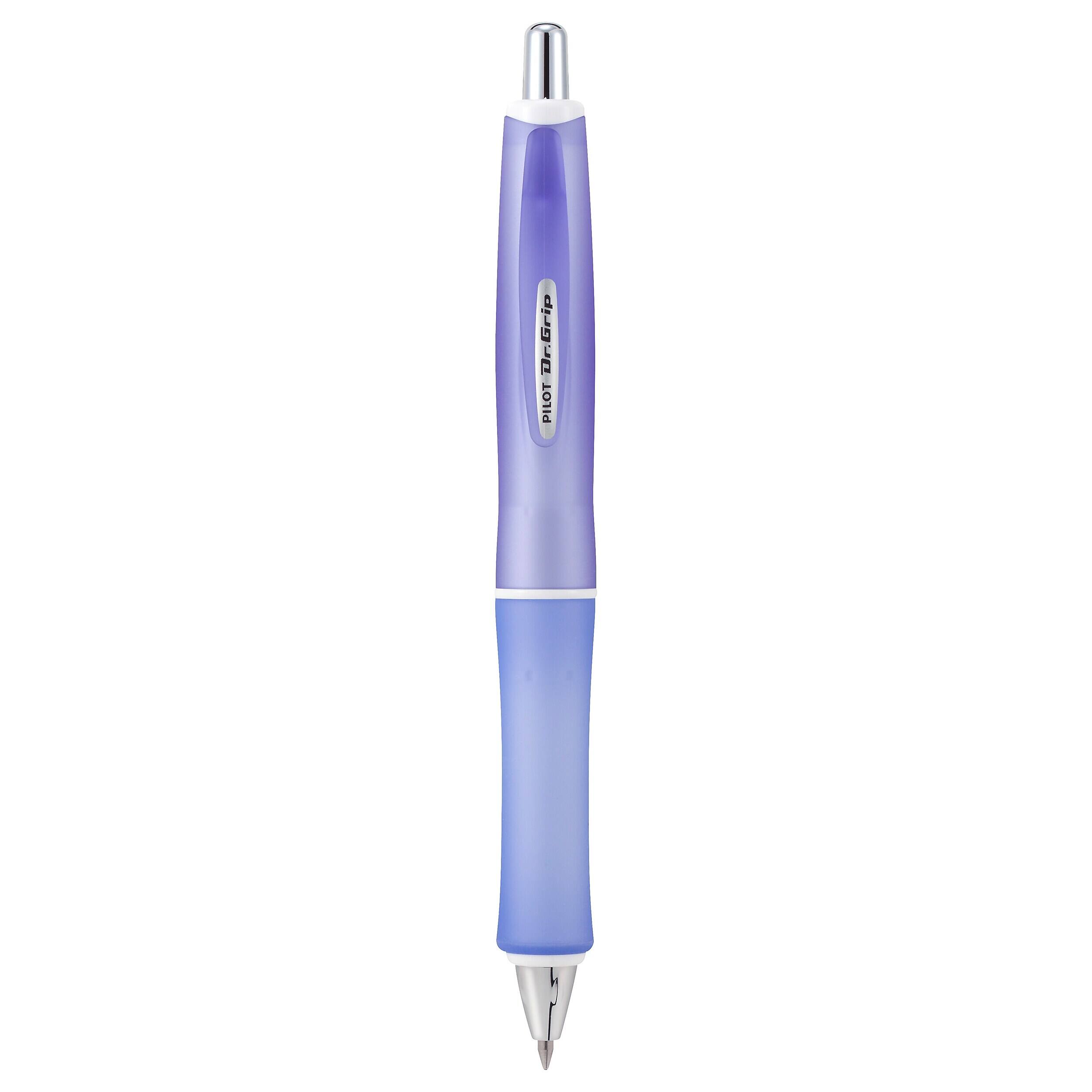 Pilot Dr. Grip Frosted Retractable Ballpoint Pen, Medium Point, Black ...