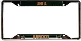 Rico Industries - Ohio University Bobcats Chrome EZ View License Plate Frame - Multi