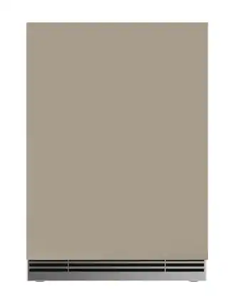 Front. U-Line - U-Line 24"W. 5.1 Cu.Ft. Built-In Panel Ready Compact Refrigerator - Panel Ready.