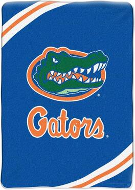 Northwest - Florida Gators Force Series Raschel 60x80 Twin Size Throw Blanket - Multi