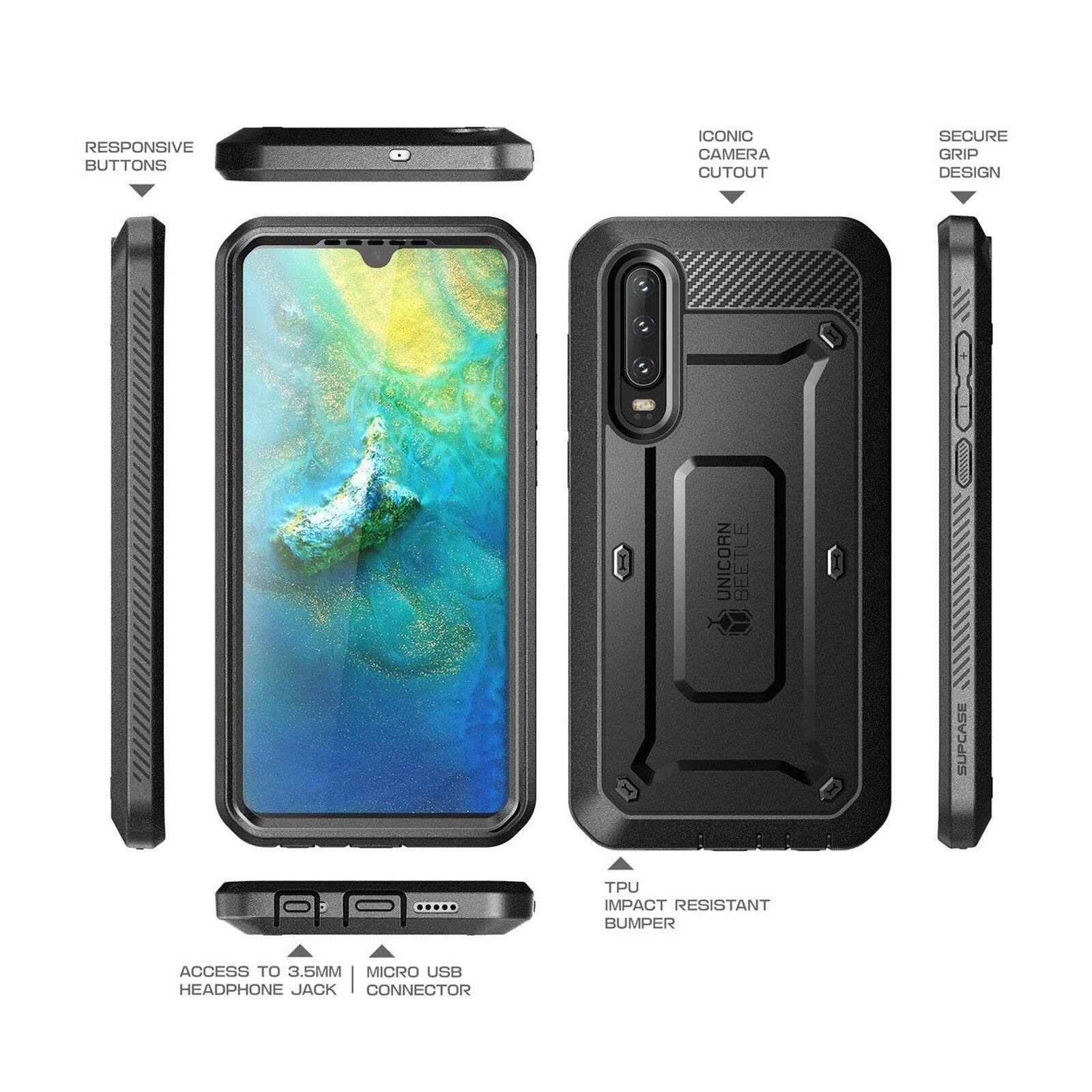 RESPONSIVE BUTTONS  
ICONIC CAMERA CUTOUT  
SECURE GRIP DESIGN  
UNICORN BEETLE SUPCASE  
TPU IMPACT RESISTANT BUMPER  
ACCESS TO 3.5MM HEADPHONE JACK  
MICRO USB CONNECTOR