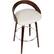 Alt View 14. LumiSource - Grotto Wood Barstool - Cherry / White.