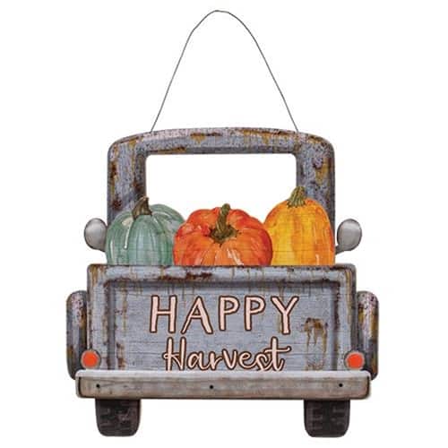 BreeBe - *Happy Harvest Vintage Truck Hanger - Multicolor