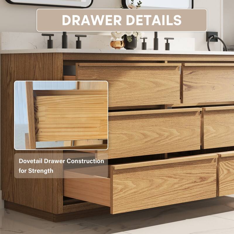 DRAWER DETAILS

Dovetail Drawer Construction for Strength