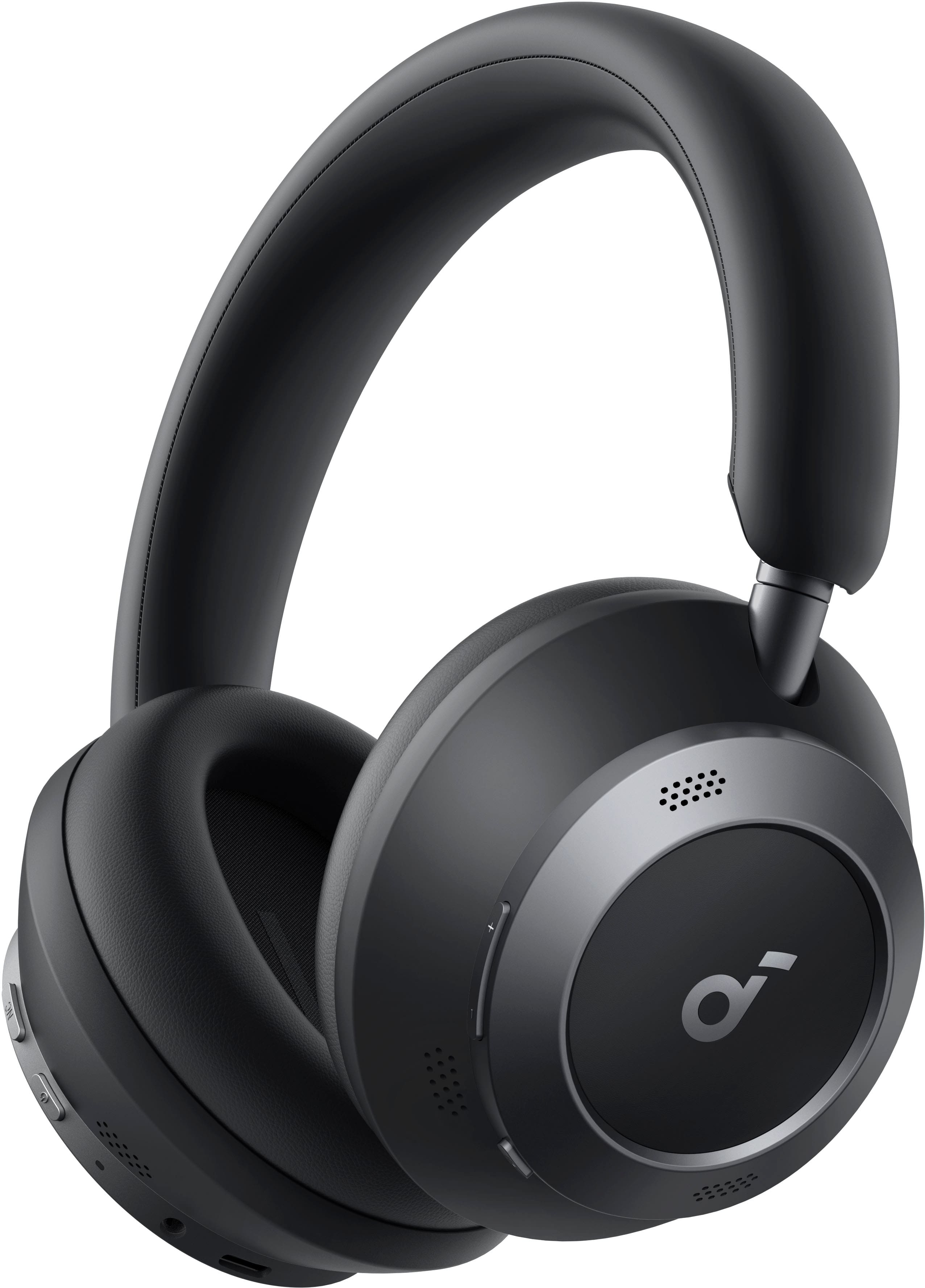 Soundcore - by Anker Space One Pro True Wireless Over-the-Ear Noise Cancelling Headphones - Black - Front_Zoom