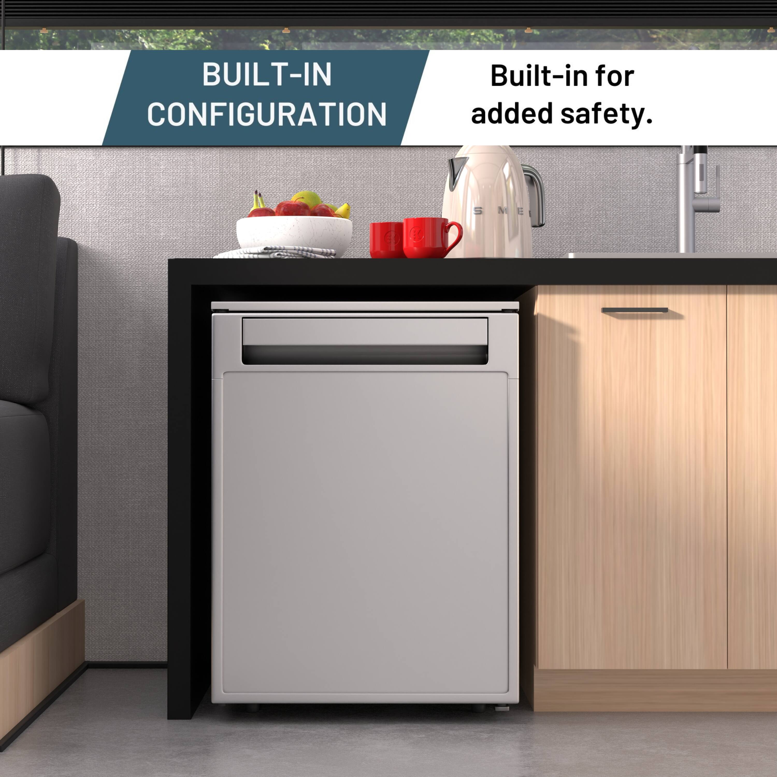 BUILT-IN CONFIGURATION  
Built-in for added safety.