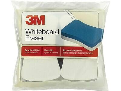 3M Whiteboard Eraser

Great for cleaning dry erase boards

No need for sprays or cleaners

Add water to erase most permanent marker ghosting and residue