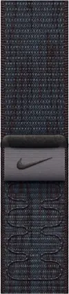 Angle. Apple - 46mm Black/Blue Nike Sport Loop - Black/Blue.