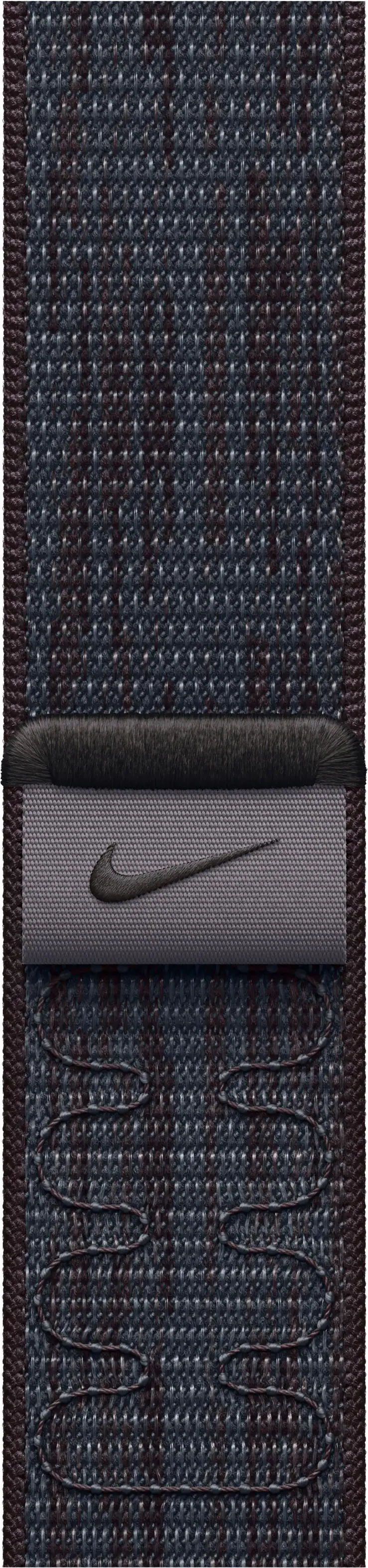 Angle. Apple - 46mm Black/Blue Nike Sport Loop - Black/Blue.