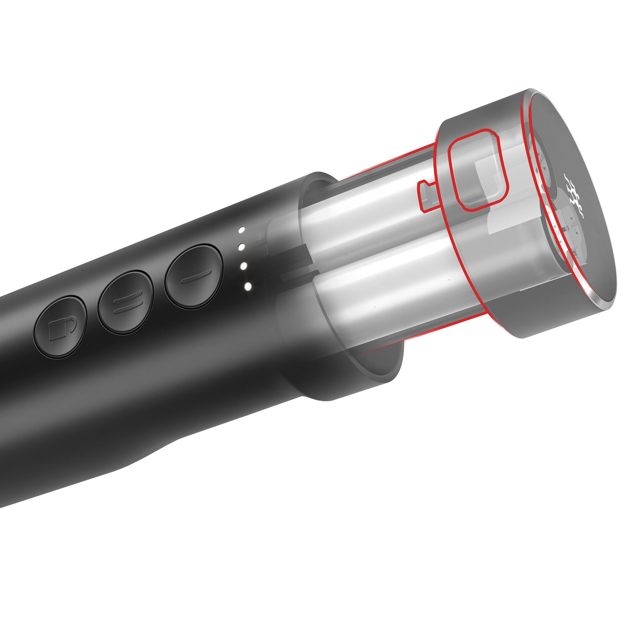 Alt View 3. ZWILLING - ZWILLING Xtend Cordless Hand Blender and Accessory 4-pc Set (Battery Not Included) - Black.