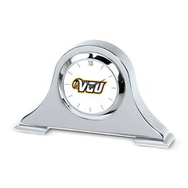 Jardine - VCU Rams Primary Team Logo Napoleon Desk Clock - Silver