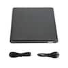 Front. Topteng - 6X USB 3.0 External Blu-ray Burner - Slot-in BD/DVD/CD RW Writer, Plug & Play, 3D Playback for Laptop & Mac - Black.
