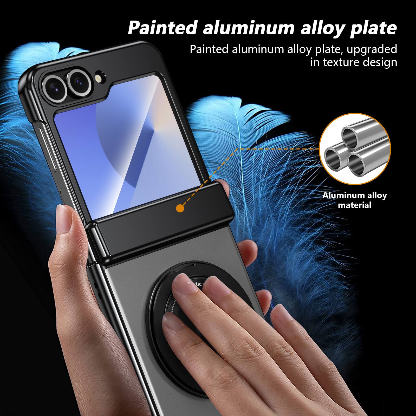 Painted aluminum alloy plate, upgraded in texture design. Aluminum alloy material.
