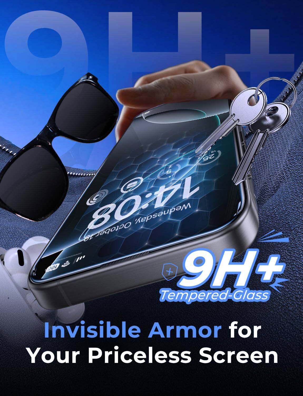 9H+ 18 25 14:08 19 October Wednesday, 100 9H+ + Tempered-Glass

Invisible Armor for Your Priceless Screen