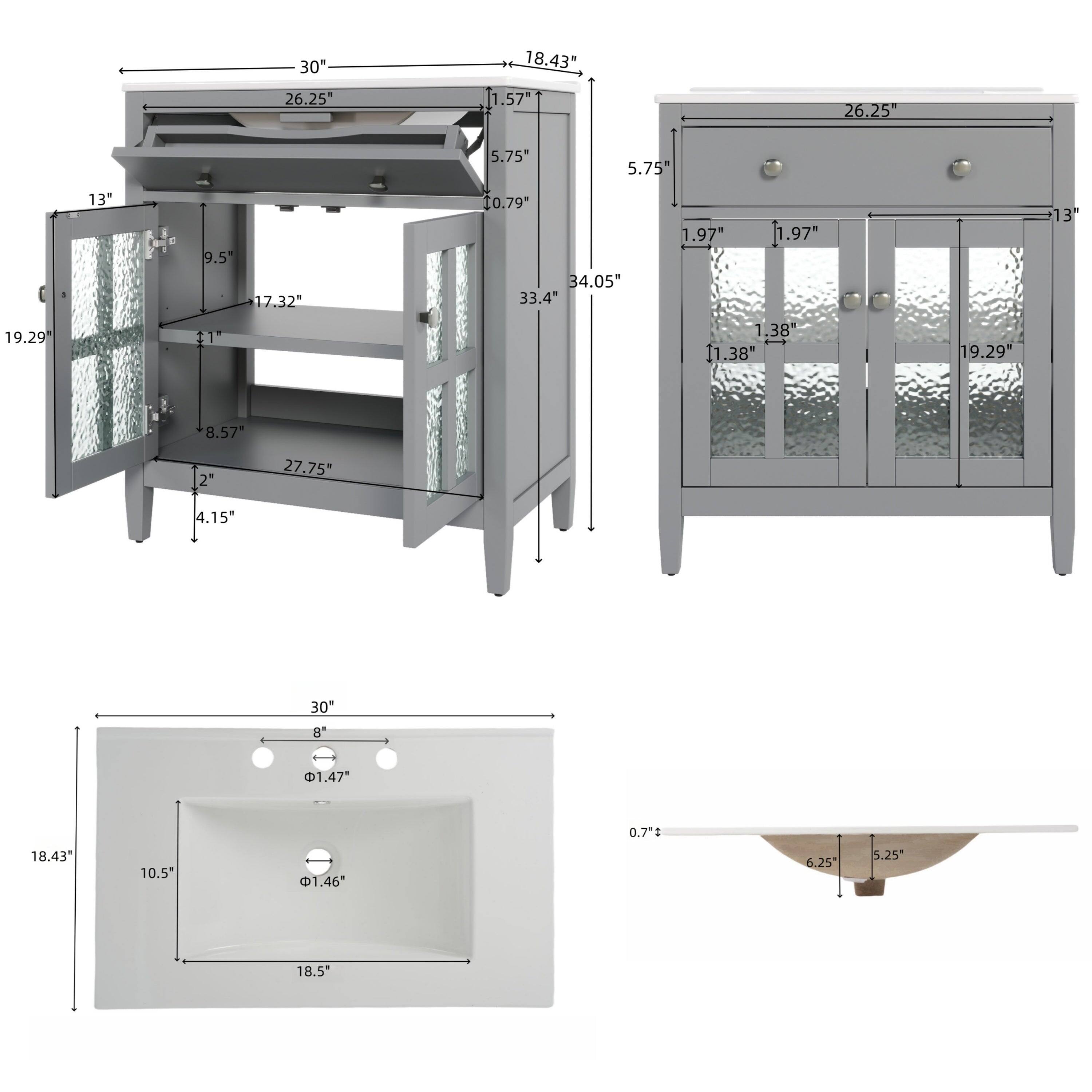 - 30"
- 18.43"
- 26.25"
- 1.57"
- 26.25"
- 5.75"
- 5.75
- 19.29
- 13"
- 9.5
- 17.32"
- 1
- 0.79"
- 34.05*
- 33.4"
- 1.97"
- 1.97"
- 1.38
- 1.38
- 19.29"
- 13
- 8.57"
- 2"
- 27.75"
- 4.15"
- 30"
- 8
- 1.47
- 18.43"
- 10.5
- 1.46*
- 0.7
- 6.25
- 5.25"
- 18.5"

- 30"
- 18.43"
- 26.25"
