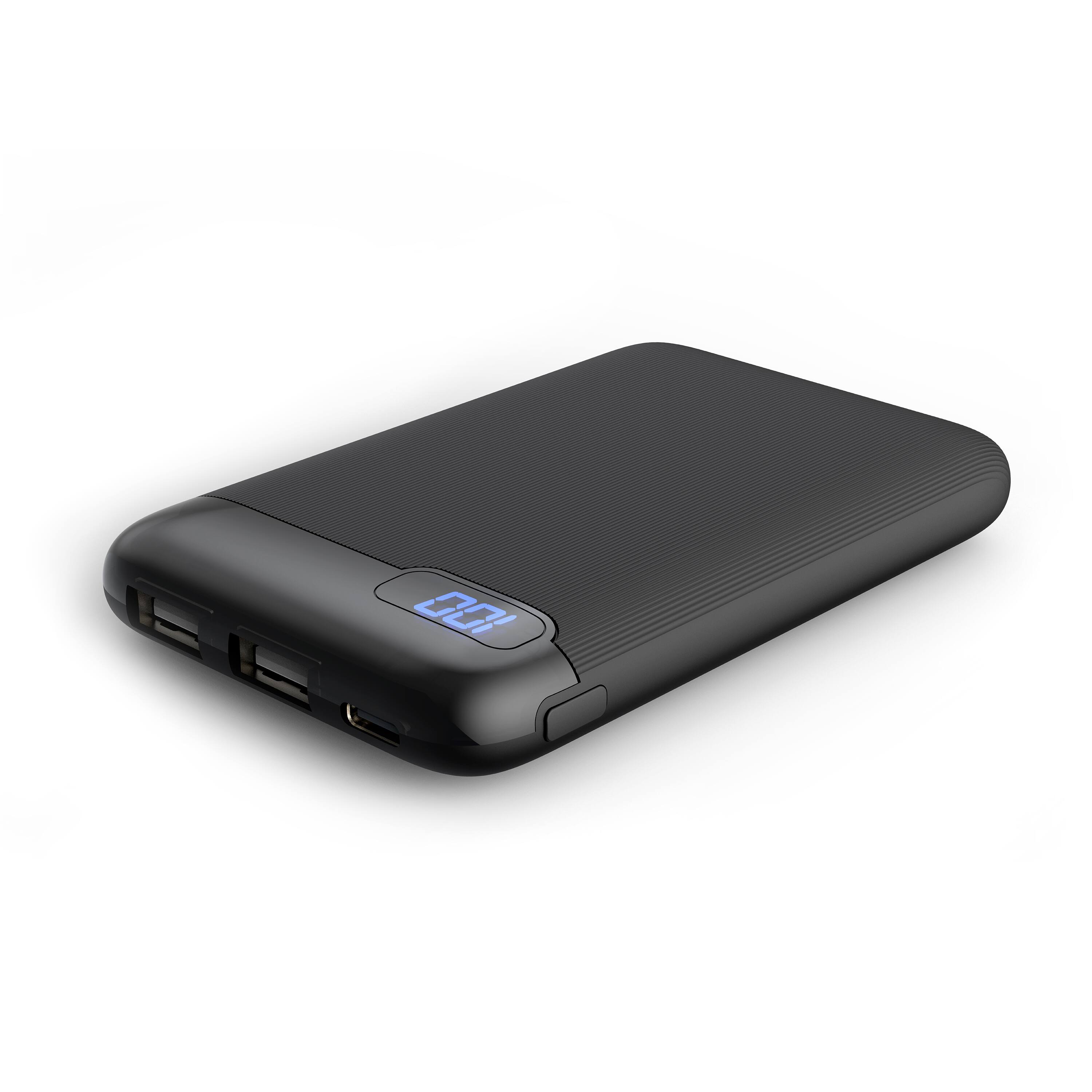Angle. Digipower - DigiPower Re-Fuel 18W Power Bank – USB-C and USB-A - Compact & Fast Charging - Black.