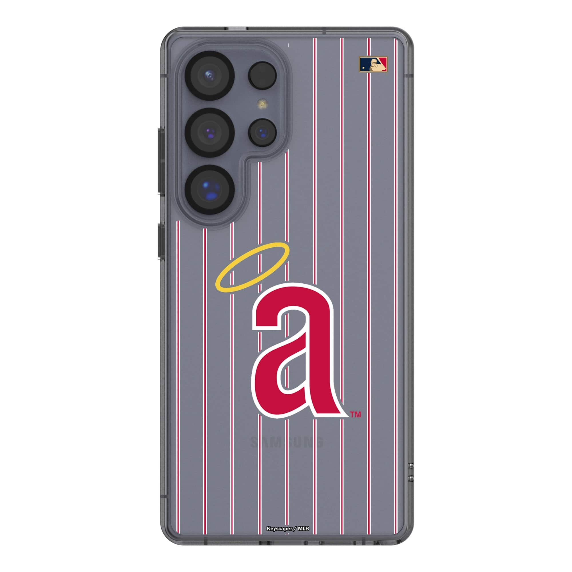 Keyscaper - MLB - Los Angeles Angels 1971 Cooperstown Pinstripe Galaxy Clear Case - S24 Plus - Multicolor price history on PriceWatchPro