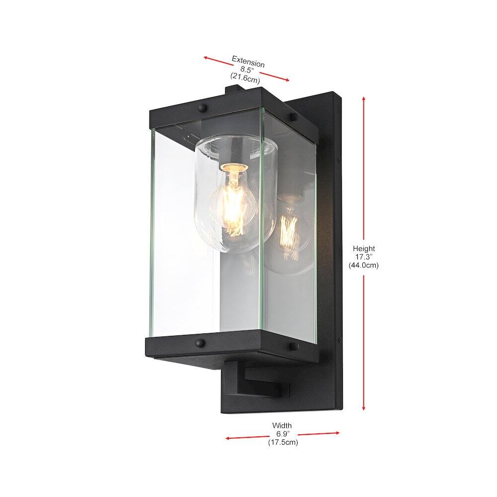 Extension 8.5" (21.6cm)  
Height 17.3" (44.0cm)  
Width 6.9" (17.5cm)