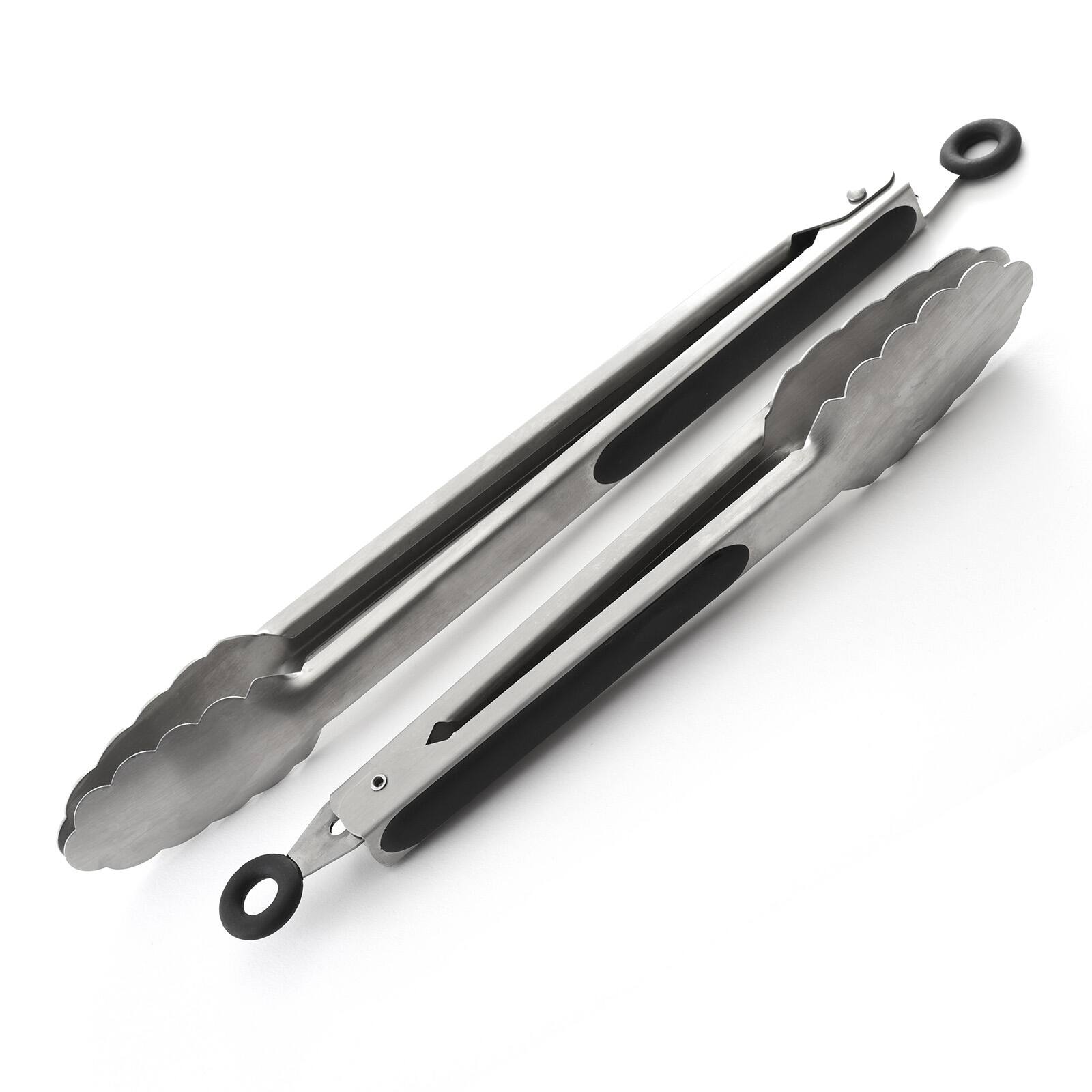 Alt View 4. Norpro - Grip-EZ Stainless Steel Locking Tongs, 12-Inch - Silver.