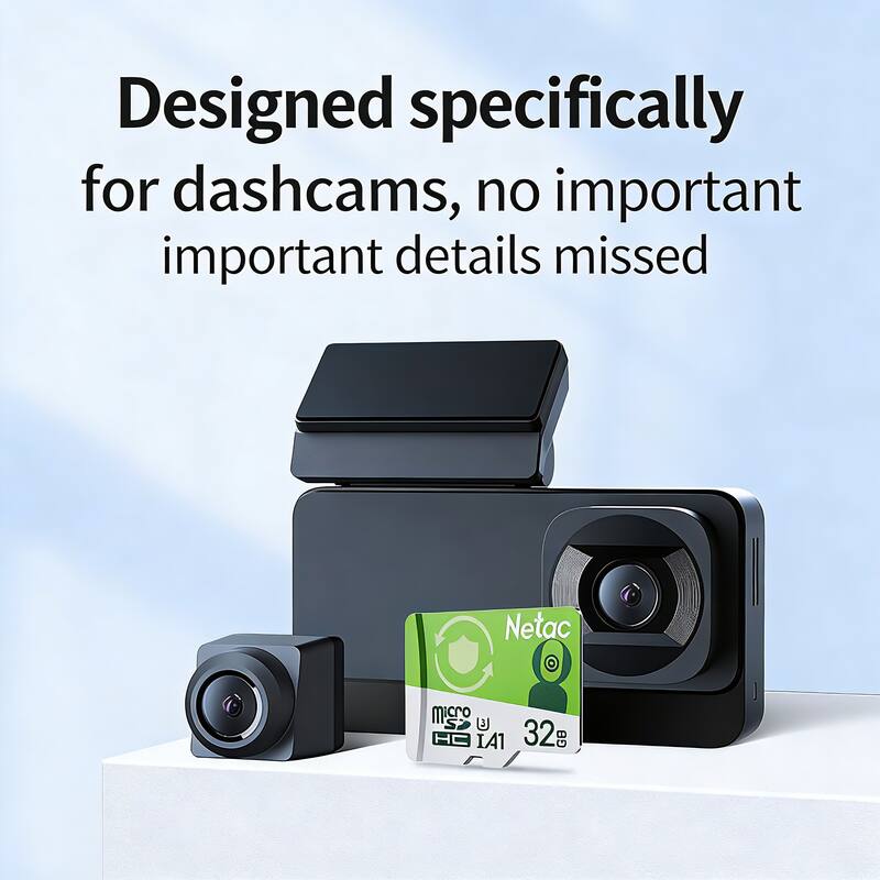 Designed specifically for dashcams, no important details missed  
Netac microSD H9 LA1 32 GB