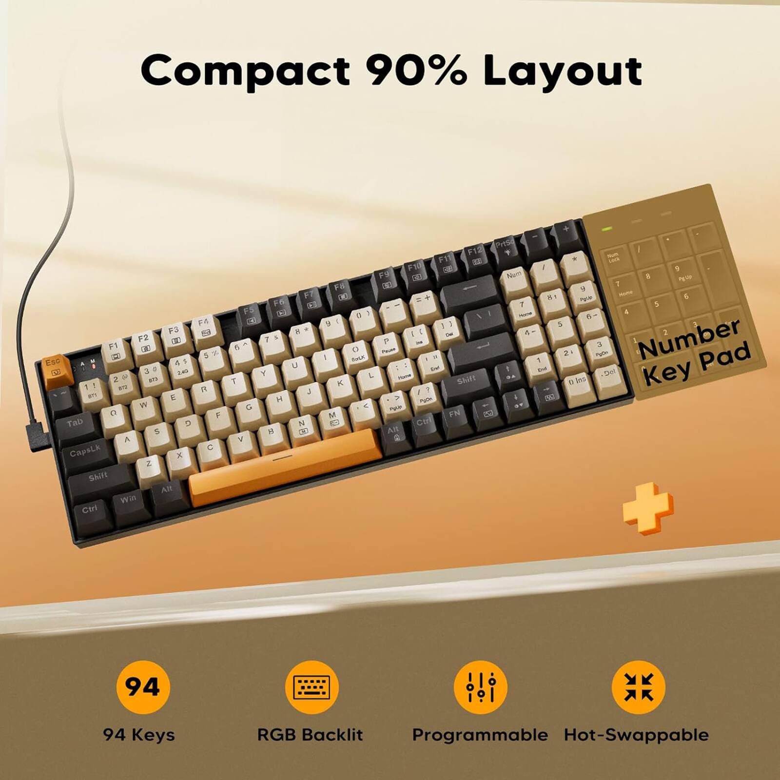 Compact 90% Layout Keyboard with Number Pad: 1 2 3 4 5 6 7 8 9 0 . 4 1 3 2 1 . BT BT1 E W a F Tab D S A Ctrl F7 F6 P TH Ctrl F1 F2 F3 F4 F5 F6 F7 F8 F9 F10 F11 F12 . F13 . F14 . F15 . F16 . F17 . F18 . F19 . F20 . F21 . F22 . F23 . F24 . F25 . F26 . F27 . F28 . F29 . F30 . F31 . F32 . F33 . F34 . F35 . F36 . F37 . F38 . F39 . F40 . F41 . F42 . F43 . F44 . F45 . F46 . F47 . F48 . F49 . F50 . F51 . F52 . F53 . F54 . F55 . F56 . F57 . F58 . F59 . F60 . F61 . F62 . F63 . F64 . F65 . F66 . F67 . F68 . F69 . F70 . F71 . F72 . F73 . F74 . F75 . F76 . F77 . F78 . F79 . F80 . F81 . F82 . F83 . F84 . F85 . F86 . F87 . F88 . F89 . F90 . F91 . F92 . F93 . F94 . F95 . F96 . F97 . F98 . F99 . 1 . 2 . 3 . 4 . 5 . 6 . 7 . 8 . 9 . 0 . 4 . 1 . 3 . 2 . 1 . BT . BT1 . E . W . a . F . Tab . D . S . A .